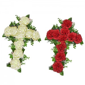 Σταυρός με Τριαντάφυλλα 47x30cm Bunny's 93798