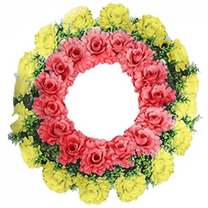 Στεφάνι Πολλά Τριαντάφυλλα 60cm ø60cm Bunny's 93984 Στεφάνι Πολλά Τριαντάφυλλα 60cm ø60cm Bunny's 93984