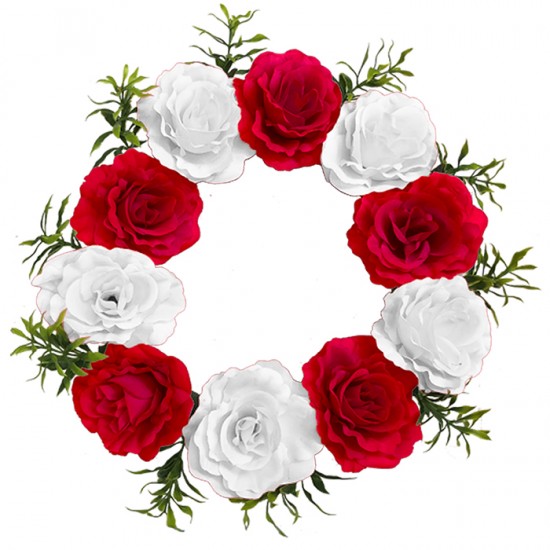 ΣΤΕΦΑΝΙ 10 ΟΡΤΑΝΣΙΕΣ 40cm Bunny's 93994