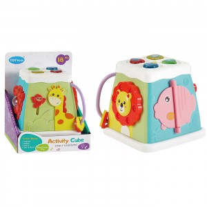 Βρεφικός Κύβος Δραστηριοτήτων Μπαταρίας 15x18x14cm ToyMarkt 941137