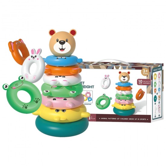 TG-74-1120 - Μπεμπέ Εκπαιδευτική Πυραμίδα Ζωάκι 26x16x8cm ToyMarkt 941140 Μπεμπέ Εκπαιδευτική Πυραμίδα Ζωάκι 26x16x8cm ToyMarkt 941140