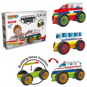 Τουβλάκια Κατασκευής Όχημα 68τεμ σε Κουτί 3 Χρόνων+ 26x19x6cm ToyMarkt 95430 Τουβλάκια Κατασκευής Όχημα 68τεμ σε Κουτί 3 Χρόνων+ 26x19x6cm ToyMarkt 95430