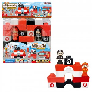 Τουβλάκια Πυροσβεστικό Σετ 28τεμ. 3 Χρόνων+ 24x28x7cm ToyMarkt 95453 Τουβλάκια Πυροσβεστικό Σετ 28τεμ. 3 Χρόνων+ 24x28x7cm ToyMarkt 95453