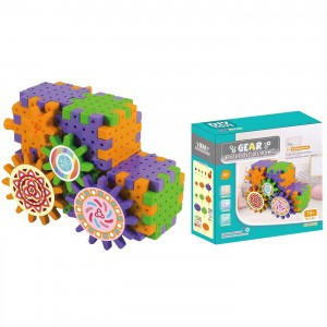 Τουβλάκια Γρανάζια Φορτηγό 70τεμ. 3 Χρόνων+ 19x19x9cm ToyMarkt 95458