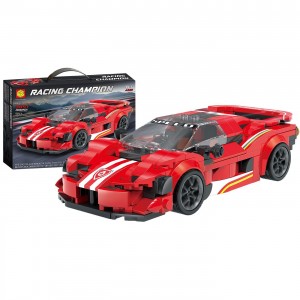 Τουβλάκια Supercar 305τεμ. 6 Χρόνων+ 36x26x6cm ToyMarkt 95459