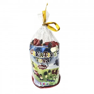 Τουβλάκια Σακουλάκι 100τεμ. 3 Χρόνων+ 10x16cm ToyMarkt 9586 Τουβλάκια Σακουλάκι 100τεμ. 3 Χρόνων+ 10x16cm ToyMarkt 9586