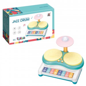 Πιανάκι με Τύμπανα Μπαταρίας ροζ 25x17x9cm ToyMarkt 96169