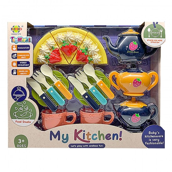 ΣΕΤ ΤΣΑΓΙΟΥ MY KITCHEN ΣΕ ΚΟΥΤΙ 36x30x6cm ToyMarkt 971220