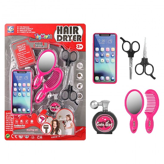 ΚΑΡΤΕΛΑ ΟΜΟΡΦΙΑΣ DIY HAIR DRYER 27x37cm ToyMarkt 971275