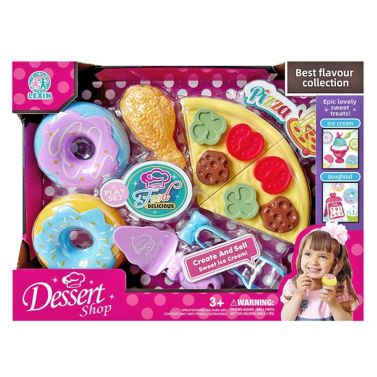 Desert shop πίτσα & ντόνατς 27x20x4cm ToyMarkt 971286