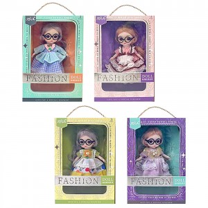 Κούκλα 16cm Fashion με Γυαλιά 15x22x6cm ToyMarkt 98259