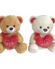 Αρκουδάκι Λούτρινο με Καρδιά 45cm ToyMarkt 99522