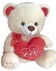 Αρκουδάκι Λούτρινο με Καρδιά 45cm ToyMarkt 99522