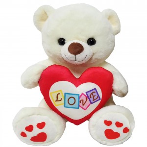 Αρκουδάκι Λούτρινο με Καρδιά Δίχρωμη 30cm ToyMarkt 99523 Αρκουδάκι Λούτρινο με Καρδιά Δίχρωμη 30cm ToyMarkt 99523