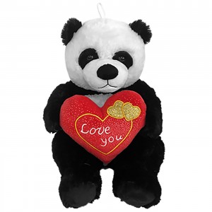 Αρκουδάκι Panda Λούτρινο με Καρδιά 28cm ToyMarkt 99529 Αρκουδάκι Panda Λούτρινο με Καρδιά 28cm ToyMarkt 99529