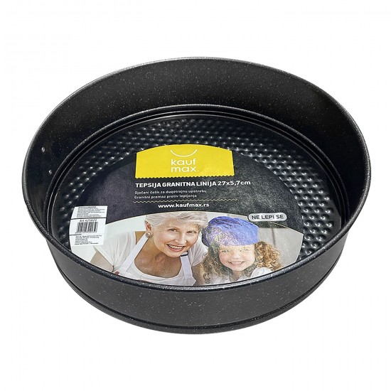 ΦΟΡΜΑ ΖΑΧΑΡΟΠΛΑΣΤΙΚΗΣ ΜΕ ΕΛΑΣΜΑ Φ27x5,7cm Homie 1002068