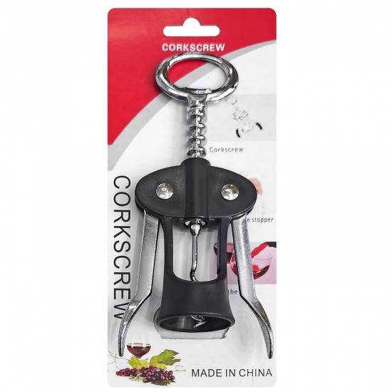 Ανοιχτήρι Φελλού Τυρμπουσόν Μαύρο 17cm Homie 1002168