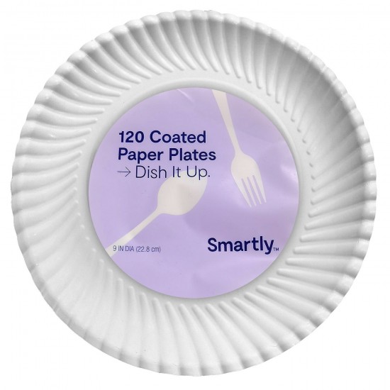 Πιάτα Χάρτινα 23cm πακ=120τεμ. ø23cm Homie 1002179