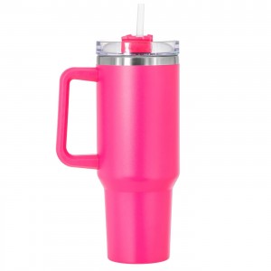 Ποτήρι Θερμός Γίγας με Λαβή & Καλαμάκι 1200ml Homie 1002187