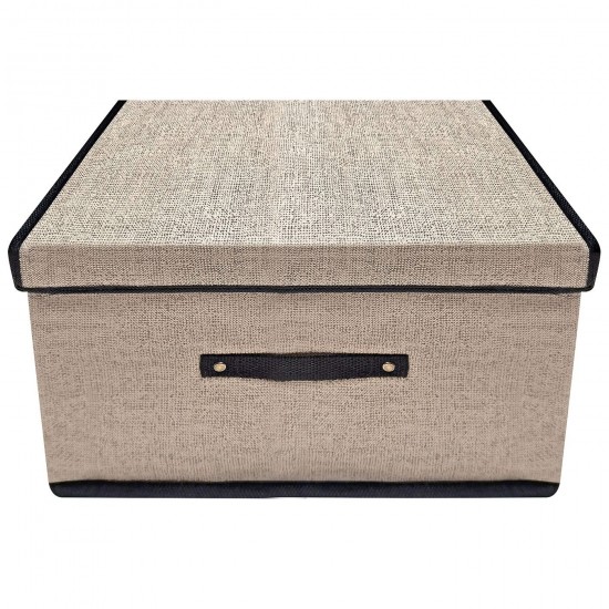 ΚΟΥΤΙ ΑΠΟΘΗΚΕΥΤΙΚΟ ΜΠΕΖ ΟΡΘΟΓΩΝΙΟ 37x24x24cm Homie 1011072