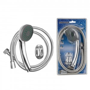 Σετ Ντουζ με Σπιράλ & Βάση Τηλ=19cm, Σπιράλ=1,5m Homie 101264 Σετ Ντουζ με Σπιράλ & Βάση Τηλ=19cm, Σπιράλ=1,5m Homie 101264