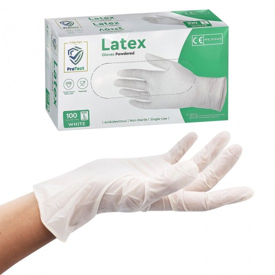 TG-81-474 - ΓΑΝΤΙΑ LATEX ΚΥΤ=100ΤΕΜ Homie 101494 ΓΑΝΤΙΑ LATEX ΚΥΤ=100ΤΕΜ Homie 101494