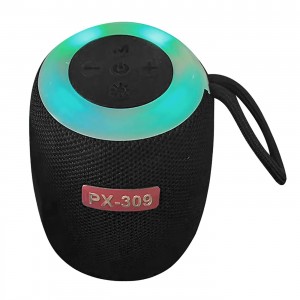 Ηχείο Bluetooth με φως & Σχοινάκι 8,5x8cm Homie 108488
