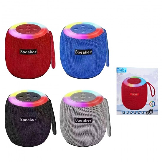 ΗΧΕΙΟ BLUETOOTH ΜΕ ΦΩΣ & ΣΧΟΙΝΑΚΙ 8,5x8cm Homie 108488