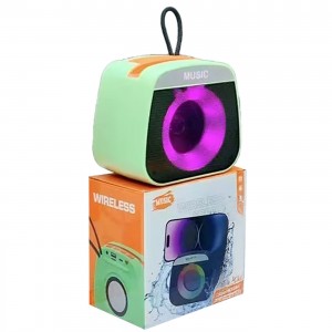 Ηχείο Bluetooth Στρογγυλές Γωνίες με φως 12x7,5cm Homie 108510