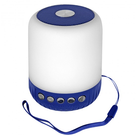 Ηχείο Bluetooth Κυλινδρικό Μικρό με φως 9x7cm Homie 108512