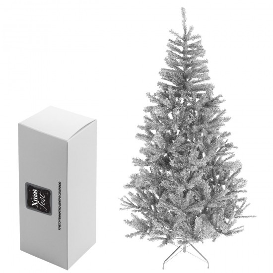 ΔΕΝΤΡΟ ΛΕΥΚΟ ΜΕΤΑΛΛΙΚΗ ΒΑΣΗ 180cm Xmasfest 1131409