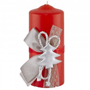 Κερί Κόκκινο Κορμός Μάτι Κορδόνι 12x5cm Xmasfest 1131651 Κερί Κόκκινο Κορμός Μάτι Κορδόνι 12x5cm Xmasfest 1131651