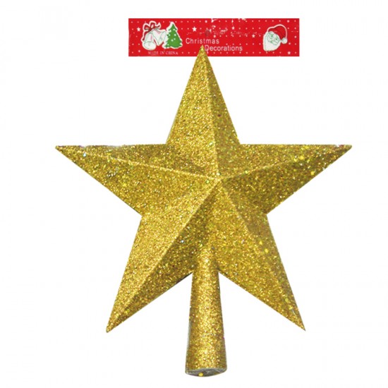 TG-93-1683 - ΚΟΡΥΦΗ ΑΣΤΡΟ GLITTER 20cm Xmasfest 1131703 ΚΟΡΥΦΗ ΑΣΤΡΟ GLITTER 20cm Xmasfest 1131703