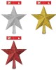 TG-93-1683 - ΚΟΡΥΦΗ ΑΣΤΡΟ GLITTER 20cm Xmasfest 1131703 ΚΟΡΥΦΗ ΑΣΤΡΟ GLITTER 20cm Xmasfest 1131703