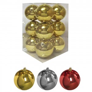Μπάλα Γυαλιστερή πακ=12τεμ φ5 ø5cm Xmasfest 1131710