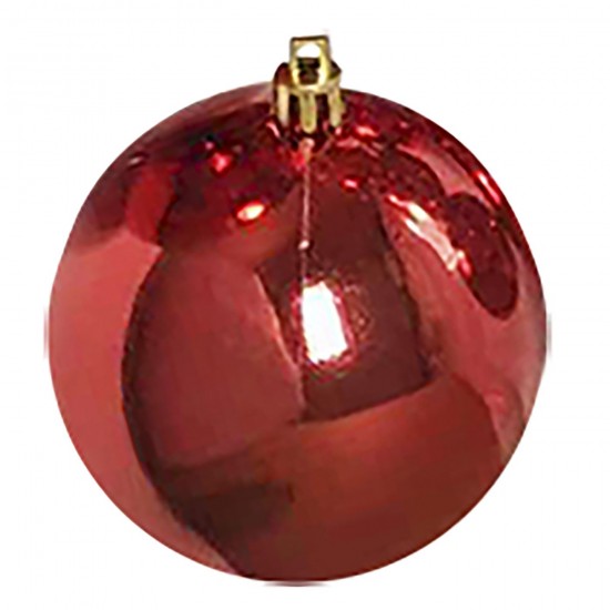 ΜΠΑΛΑ ΓΥΑΛΙΣΤΕΡΗ ΠΑΚ=6ΤΕΜ Φ8 8cm Xmasfest 1131712
