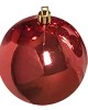 ΜΠΑΛΑ ΓΥΑΛΙΣΤΕΡΗ ΠΑΚ=6ΤΕΜ Φ8 8cm Xmasfest 1131712