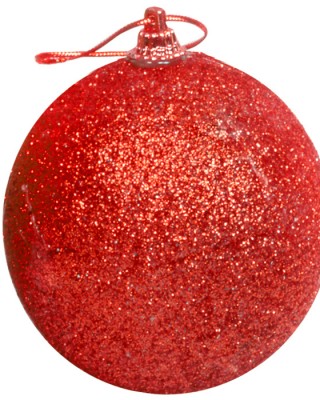 Μπάλα Glitter πακ=6τεμ φ8 ø8cm Xmasfest 1131716