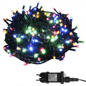 240 Λαμπάκια LED Πολύχρωμα σε Σειρά με Προγράμματα IP44 15m Xmasfest 1132394