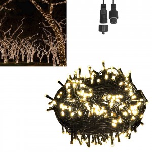 100 LED ΛΕΥΚΑ ΕΞΩΤΕΡΙΚΑ ΕΠΕΚΤΑΣΗ L.V.(Δεν περιέχεται ο μετασχηματιστής)  Xmasfest 1132396