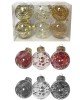 ΜΠΑΛΕΣ ΜΕ ΓΕΜΙΣΗ ΝΤΕΚΟΡ ΠΑΚ=6ΤΕΜ Φ8 Φ8cm Xmasfest 1132544