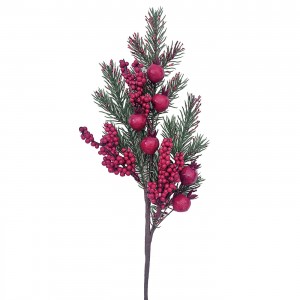 ΚΛΩΝΑΡΙ ΠΕΥΚΟ ΜΕ ΓΚΙ ΚΑΙ ΚΑΡΠΟΥΣ 55x18cm Xmasfest 1132576