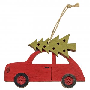 ΣΤΟΛΙΔΙ ΚΡΕΜΑΣΤΟ ΑΜΑΞΙ ΜΕ ΔΕΝΤΡΟ 10,5x7cm Xmasfest 1133052