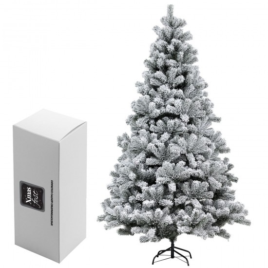 ΔΕΝΤΡΟ ΧΙΟΝΙΣΜΕΝΟ DELUXE FLOCKED 210cm 210cm Φ110cm Xmasfest 1133151