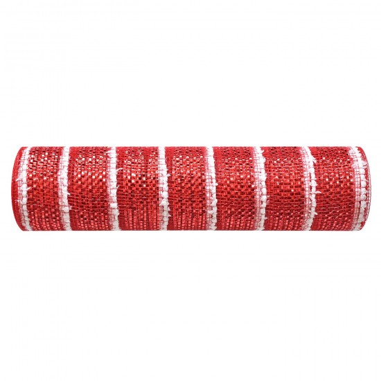 TG-93-3446 - Διχτυωτό ύφασμα χριστουγέννων δίχρωμο σε ρολό 4.6m x 26cm Xmasfest 1133466 Διχτυωτό ύφασμα χριστουγέννων δίχρωμο σε ρολό 4.6m x 26cm Xmasfest 1133466