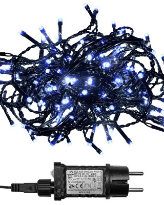 510 Λαμπάκια LED Λευκό Ψυχρό σε Σειρά με Προγράμματα IP44 28,5m Xmasfest 1133494