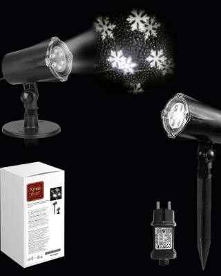 Προτζέκτορας 4 led Χιονοθύελλα Ip44 Καλύπτει Επιφάνεια 40+ m2 Xmasfest 1133535