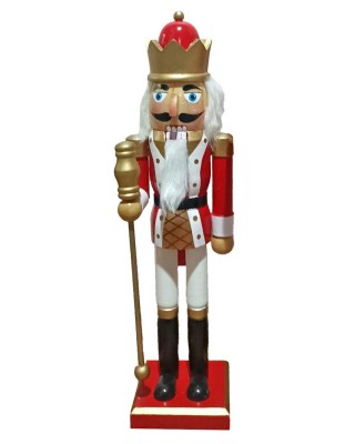 Στρατιώτης Ξύλινος Καρυοθραύστης Χριστουγέννων 38cm Xmasfest 1133599