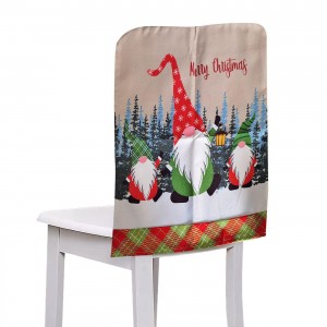 Κάλυμμα Καρέκλας Λινάτσα Xmas 50x46cm Xmasfest 1133622