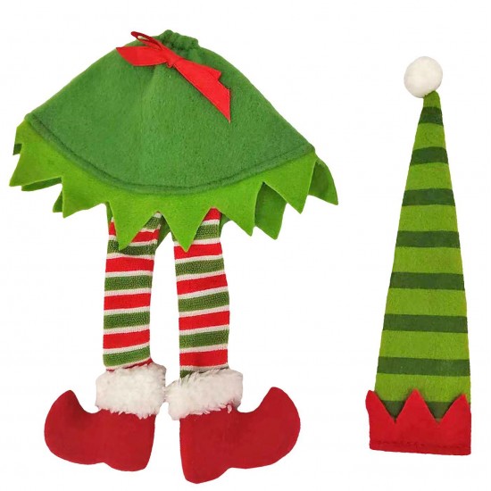 TG-93-3811 - Θήκη κρασιού xmas ξωτικό-δέντρο 43cm Xmasfest 1133831 Θήκη κρασιού xmas ξωτικό-δέντρο 43cm Xmasfest 1133831